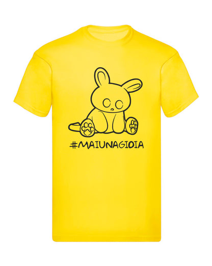 T-Shirt Uomo, Donna & Bambino - #MAIUNAGIOIA - Maglietta Maglia Tshirt Super vestibilità Top qualità