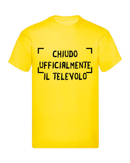 T-Shirt Uomo, Donna & Bambino - CHIUDO UFFICIALMENTE IL TELEVOTO - Maglietta Maglia Tshirt Super vestibilità Top qualità