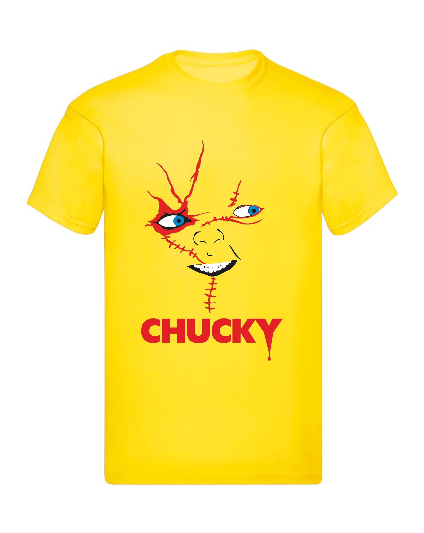 T-Shirt Uomo, Donna & Bambino - CHUCKY - Maglietta Maglia Tshirt Super vestibilità Top qualità