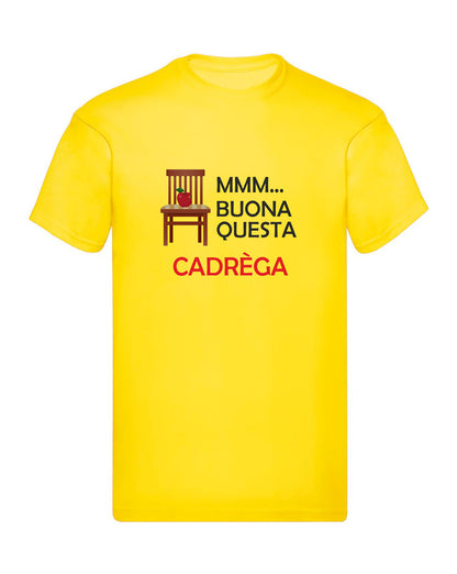 T-Shirt Uomo, Donna & Bambino - BUONA QUESTA CADREGA - Maglietta Maglia Tshirt Super vestibilità Top qualità