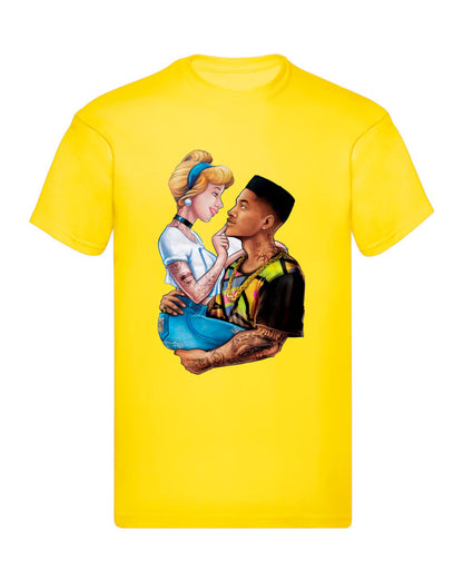 T-Shirt Uomo, Donna & Bambino - CENERENTOLA E WILLY - Maglietta Maglia Tshirt Super vestibilità Top qualità