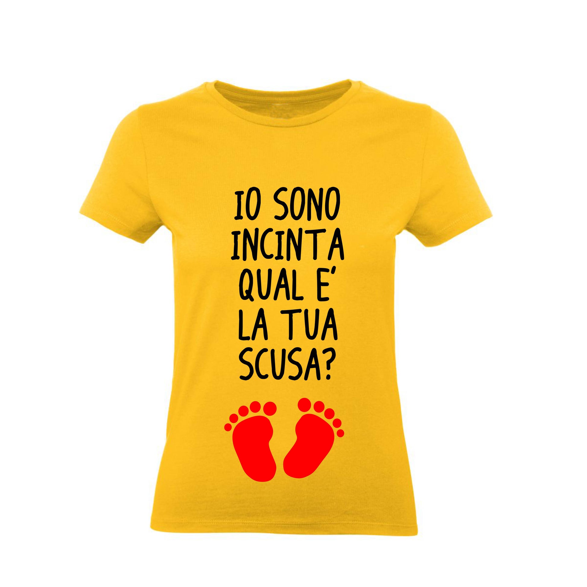 T-Shirt Uomo Donna & Bambino - IO SONO INCINTA QUAL'È LA TUA SCUSA- Maglietta Maglia Tshirt Super vestibilità Top qualità - Social Crazy