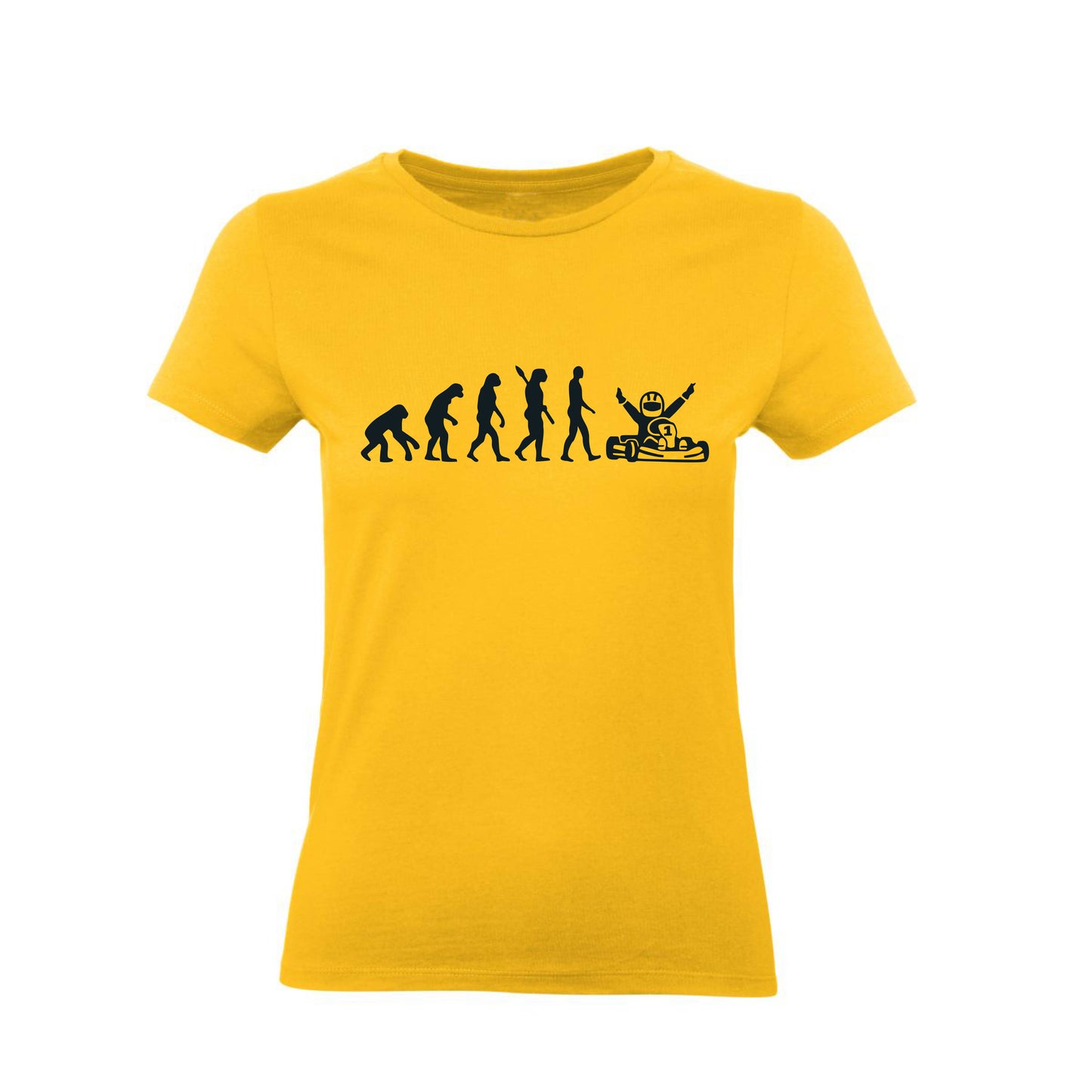 T-Shirt Uomo Donna & Bambino - KARTING EVOLUTION - Maglietta Maglia Tshirt Super vestibilità Top qualità