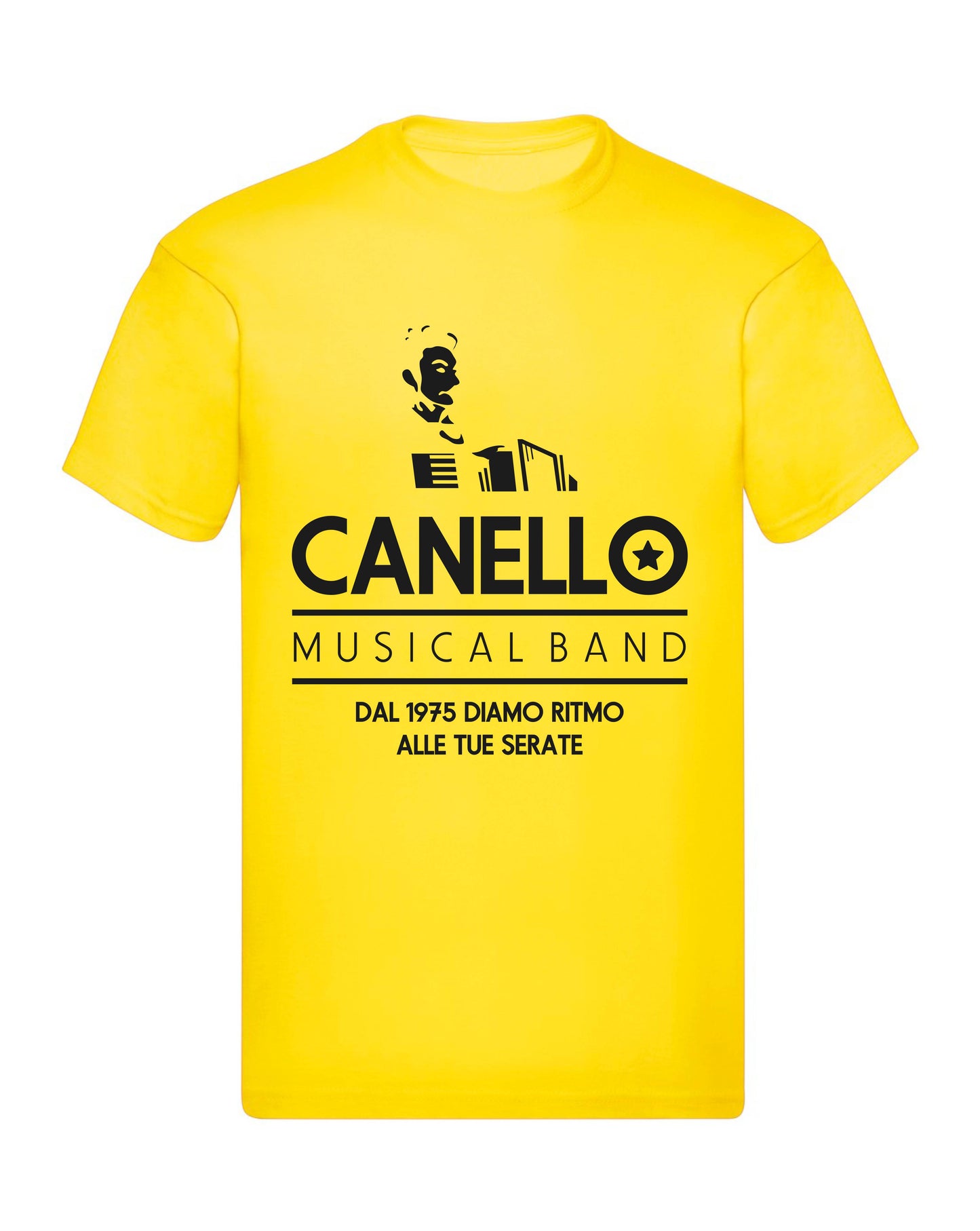T-Shirt Uomo, Donna & Bambino - CANELLO MUSICAL BAND - Maglietta Maglia Tshirt Super vestibilità Top qualità