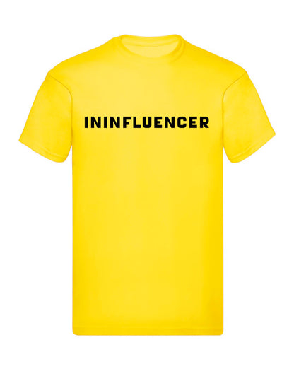 T-Shirt Uomo Donna & Bambino - ININFLUENCER  - Maglietta Maglia Tshirt Super vestibilità Top qualità