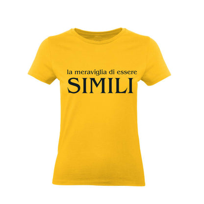T-Shirt Uomo Donna & Bambino - LA MERAVIGLIA DI ESSERE SIMILI - Maglietta Maglia Tshirt Super vestibilità Top qualità