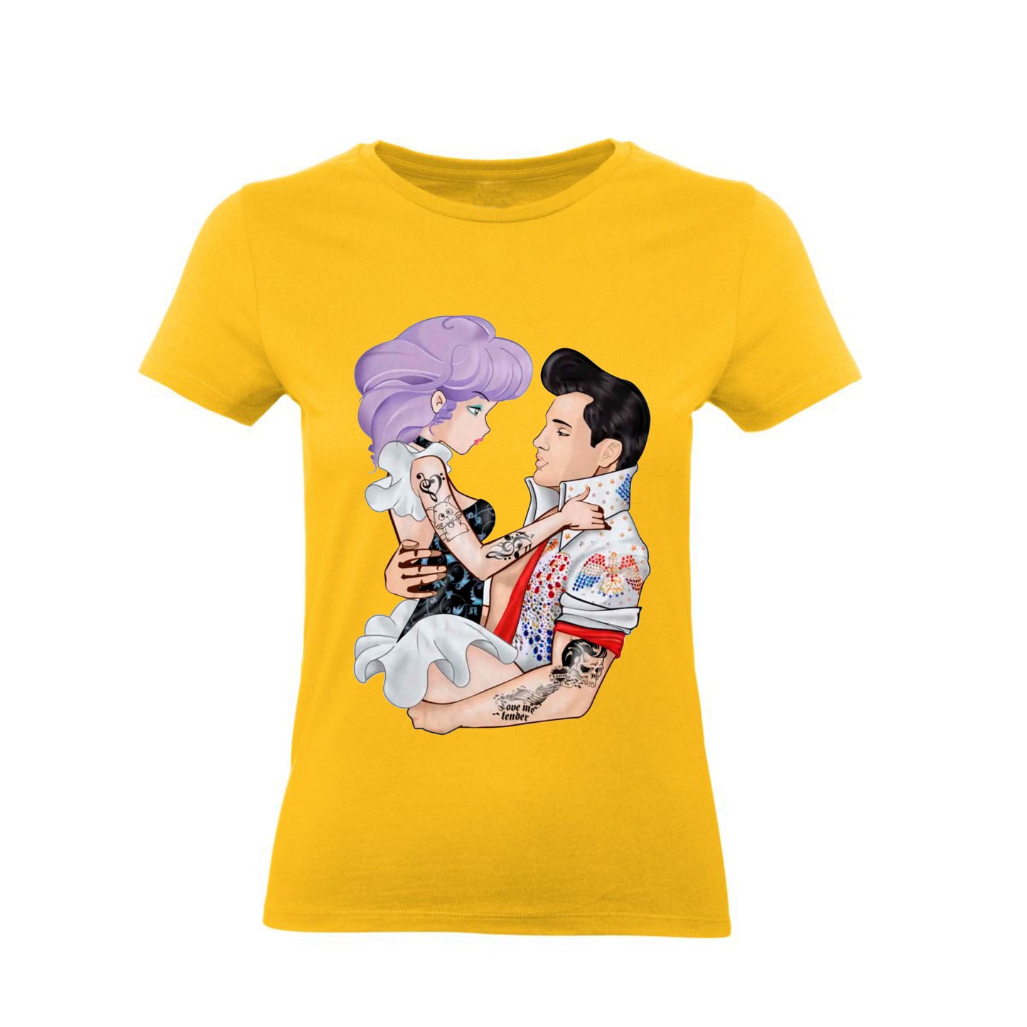 T-Shirt Uomo, Donna & Bambino - ELVIS E CREAMY - Maglietta Maglia Tshirt Super vestibilità Top qualità
