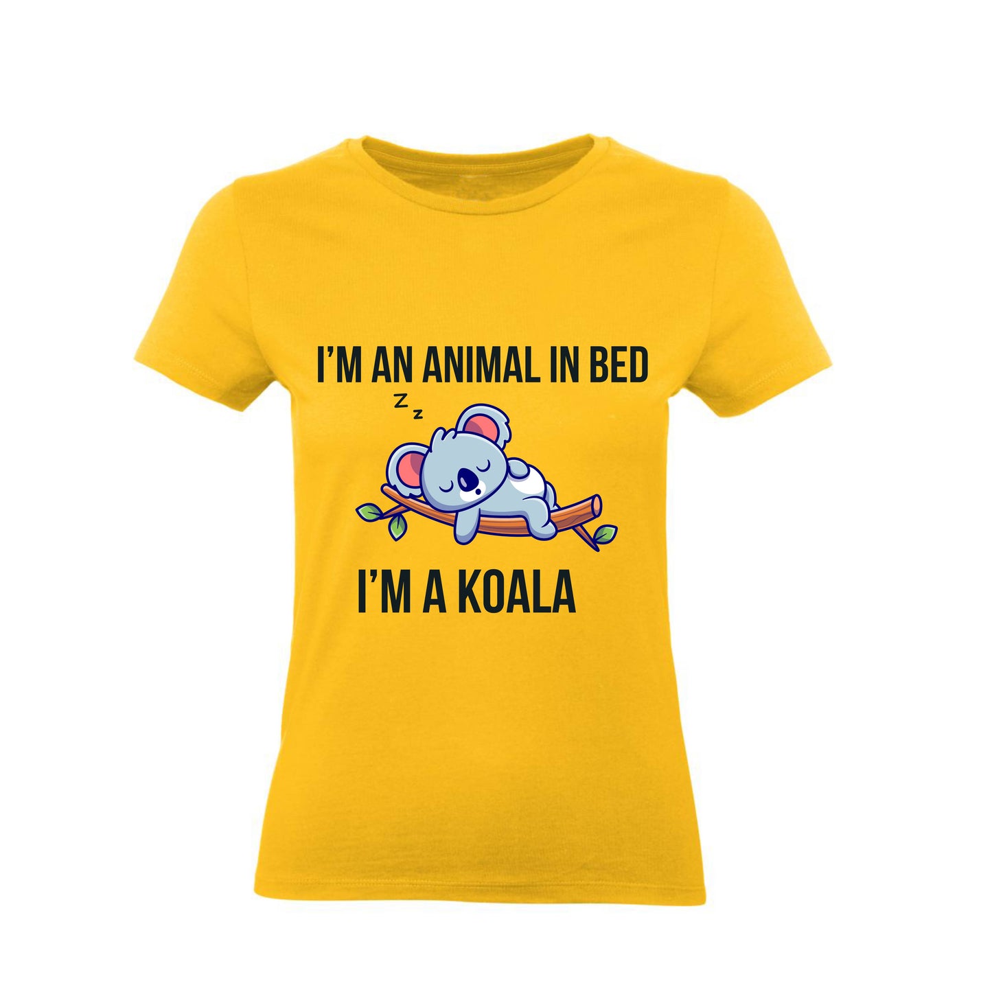 T-Shirt Uomo & Bambino - I'M AN ANIMAL IN BED - Maglietta Maglia Tshirt Super vestibilità Top qualità