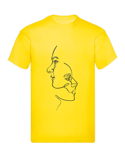 T-Shirt Uomo, Donna & Bambino - FACES - Maglietta Maglia Tshirt Super vestibilità Top qualità