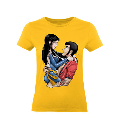 T-Shirt Uomo, Donna & Bambino - HITOMI E LUPIN - Maglietta Maglia Tshirt Super vestibilità Top qualità