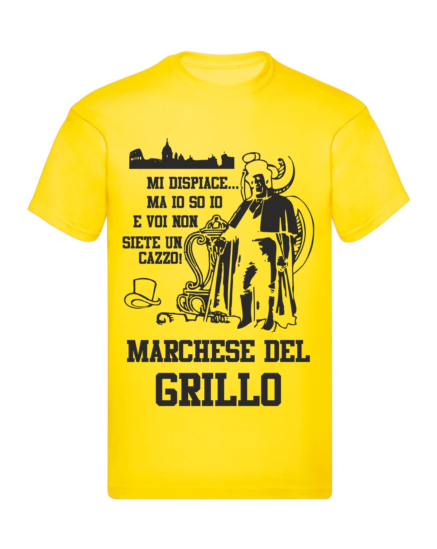 T-Shirt Uomo Donna & Bambino - MARCHESE DEL GRILLO - Maglietta Maglia Tshirt Super vestibilità Top qualità