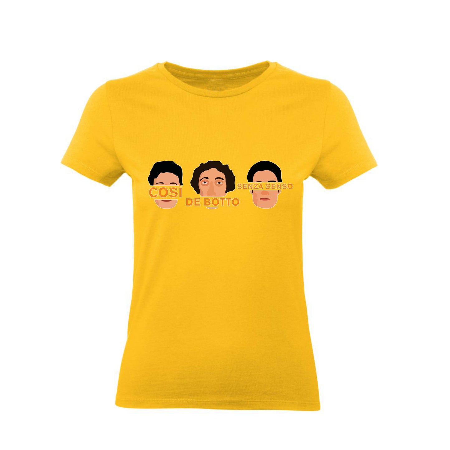 T-Shirt Uomo, Donna & Bambino - COSI DE BOTTO SENZA SENSO - Maglietta Maglia Tshirt Super vestibilità Top qualità