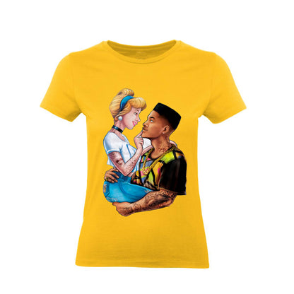 T-Shirt Uomo, Donna & Bambino - CENERENTOLA E WILLY - Maglietta Maglia Tshirt Super vestibilità Top qualità