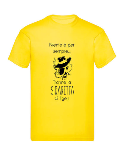 T-Shirt Uomo Donna & Bambino - NIENTE È PER SEMPRE - Maglietta Maglia Tshirt Super vestibilità Top qualità