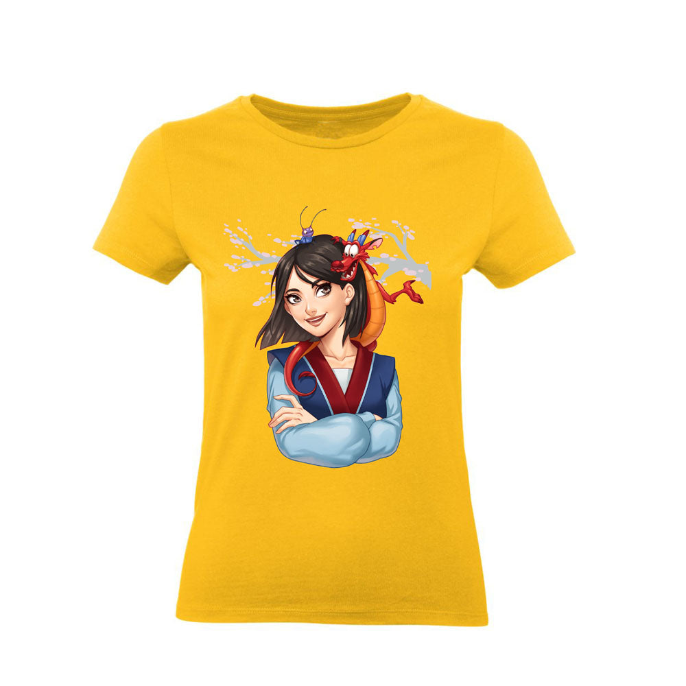 T-Shirt Donna & Bambino - MULAN - Maglietta Maglia Tshirt Super vestibilità Top qualità