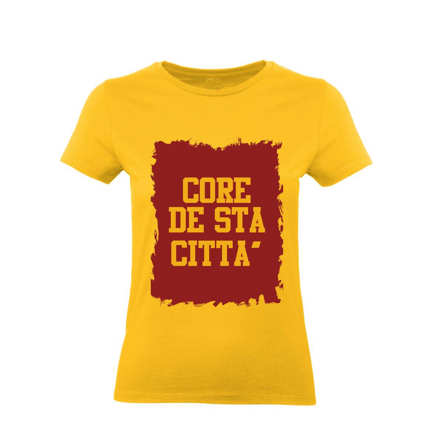T-Shirt Uomo, Donna & Bambino - CORE DE STA CITTÀ - Maglietta Maglia Tshirt Super vestibilità Top qualità - Social Crazy