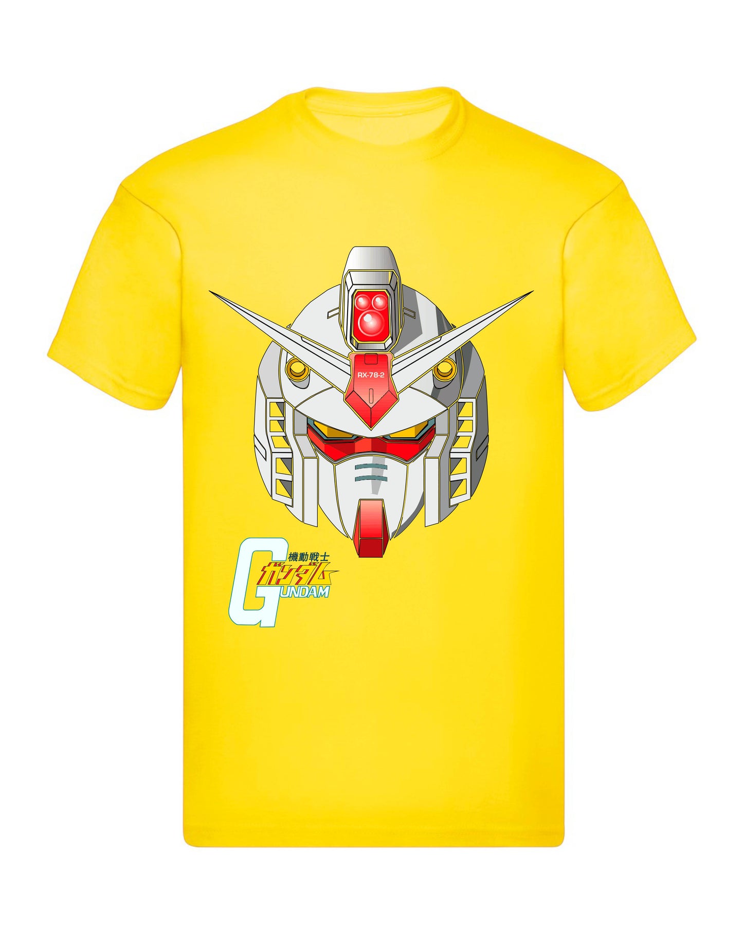 T-Shirt Uomo, Donna & Bambino - GUNDAM HEAD - Maglietta Maglia Tshirt Super vestibilità Top qualità