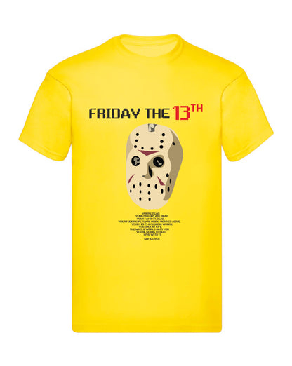 T-Shirt Uomo, Donna & Bambino - FRIDAY THE 13TH - Maglietta Maglia Tshirt Super vestibilità Top qualità
