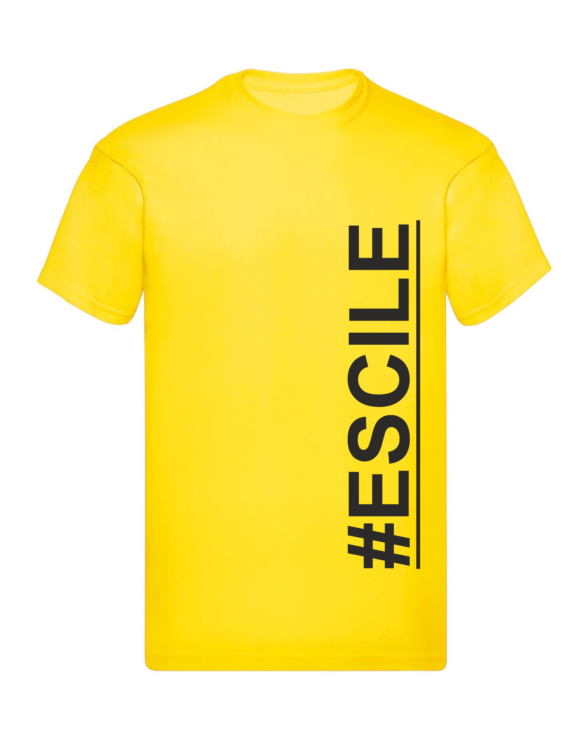 T-Shirt Uomo - #ESCILE - Maglietta Maglia Tshirt Super vestibilità Top qualità - Social Crazy
