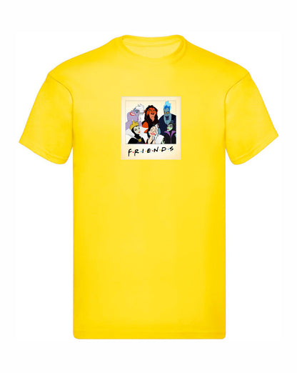 T-Shirt Uomo, Donna & Bambino - CATTIVI AMICI - Maglietta Maglia Tshirt Super vestibilità Top qualità