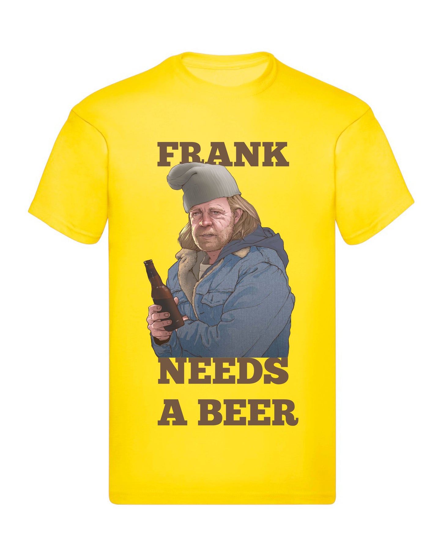 T-Shirt Uomo Donna & Bambino - NEED A BEER - SHAMELESS - Maglietta Maglia Tshirt Super vestibilità Top qualità