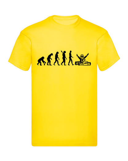 T-Shirt Uomo Donna & Bambino - KARTING EVOLUTION - Maglietta Maglia Tshirt Super vestibilità Top qualità