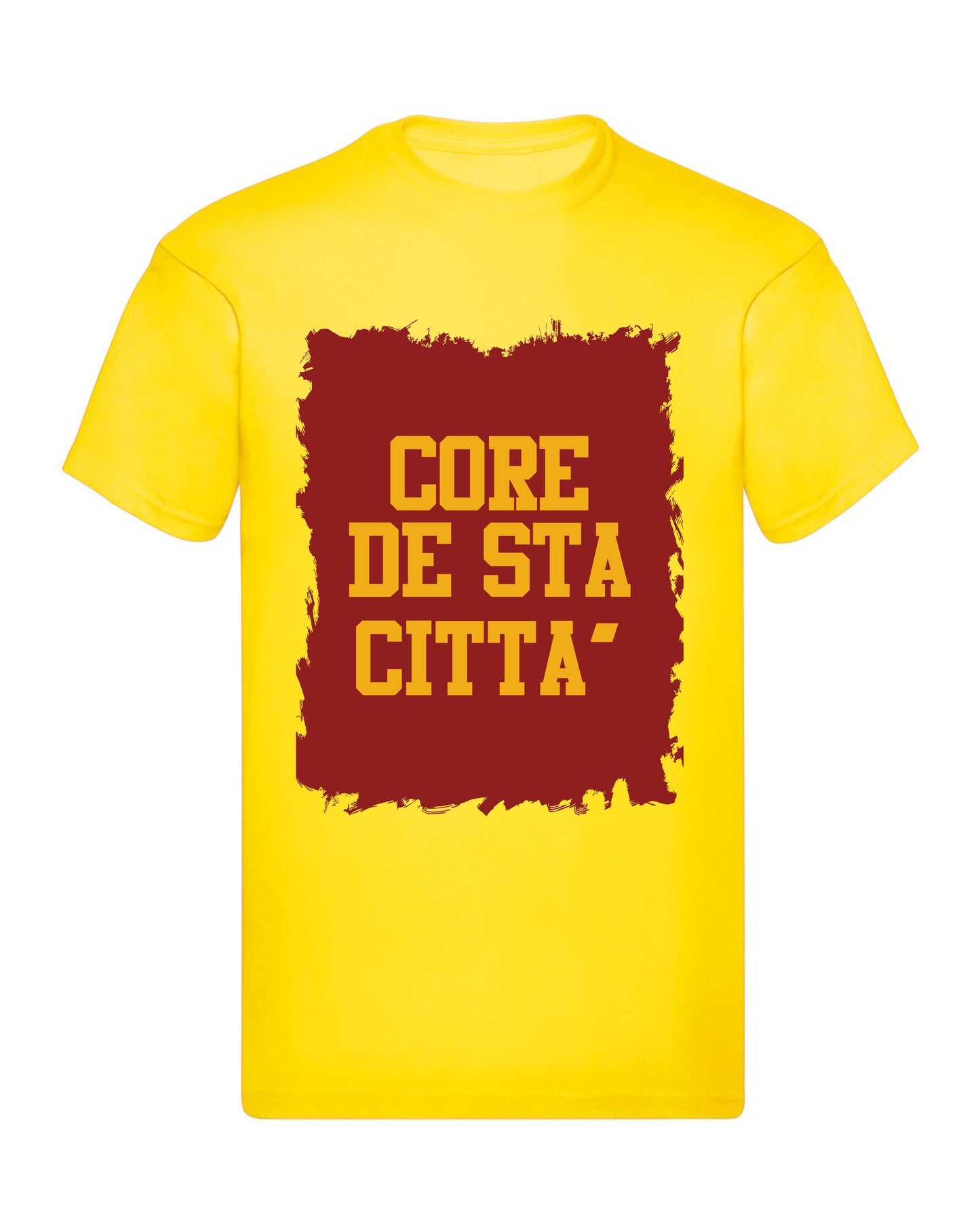 T-Shirt Uomo, Donna & Bambino - CORE DE STA CITTÀ - Maglietta Maglia Tshirt Super vestibilità Top qualità - Social Crazy