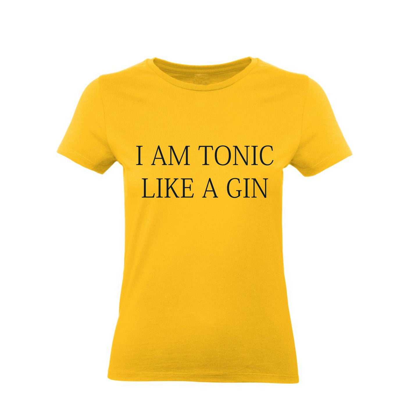 T-Shirt Uomo, Donna & Bambino - I AM A TONIC LIKE A GIN - Maglietta Maglia Tshirt Super vestibilità Top qualità