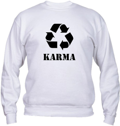 Felpa Girocollo UOMO, DONNA & BAMBIN - KARMA - Super vestibilità Top qualità