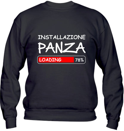 Felpa Girocollo UOMO, DONNA & BAMBIN - INSTALLAZIONE PANZA - Super vestibilità Top qualità