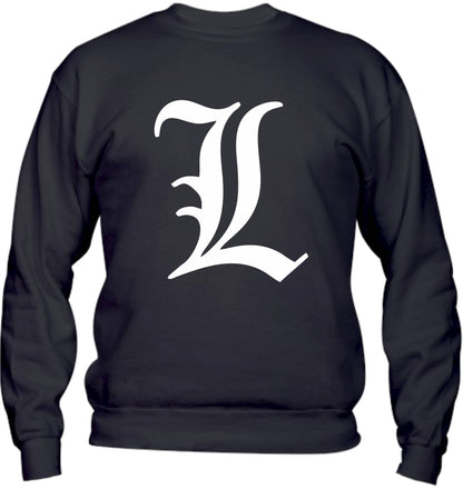 Felpa Girocollo UOMO, DONNA & BAMBIN - LAWLIET DEATH NOTE - Super vestibilità Top qualità