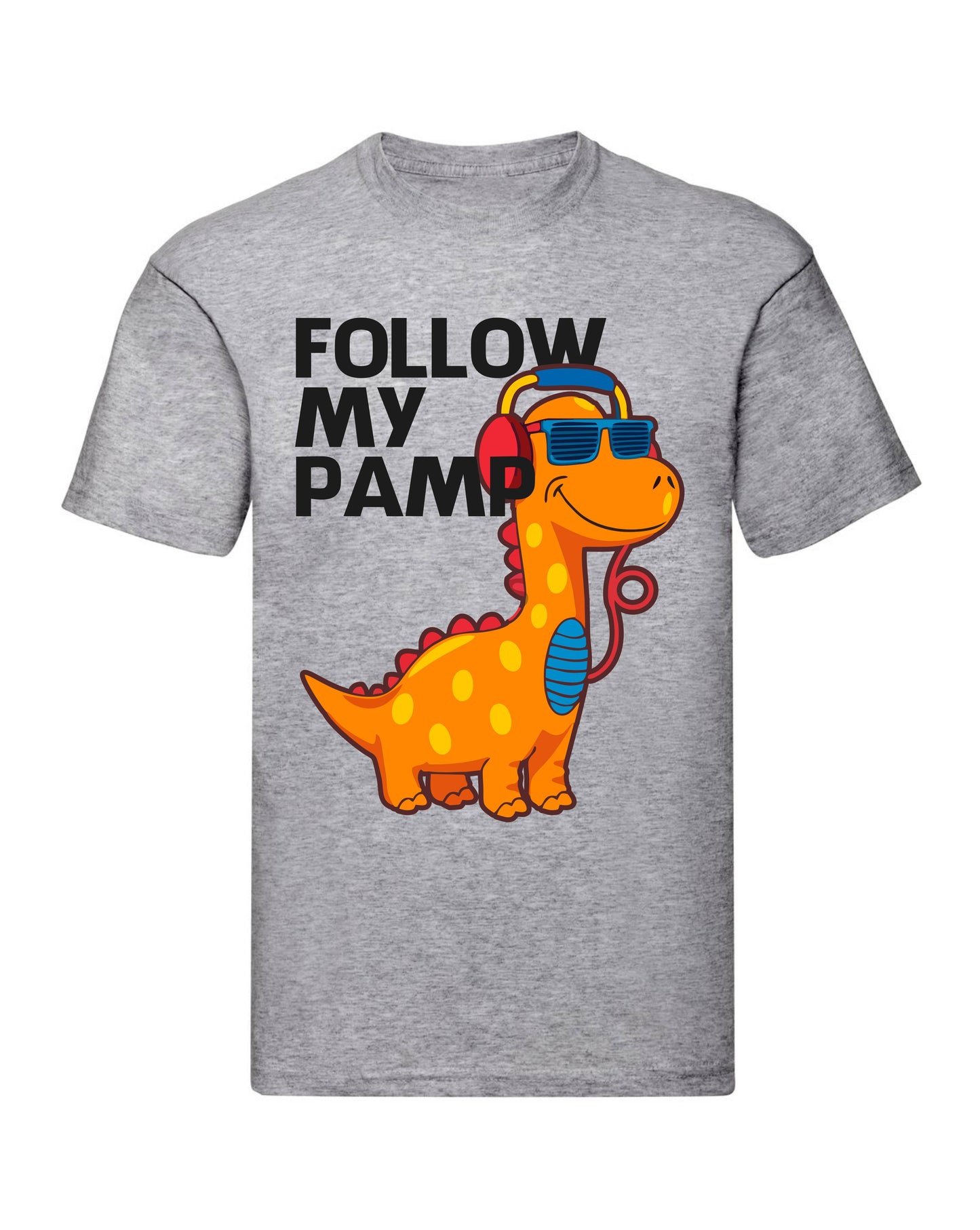 T-Shirt Uomo, Donna & Bambino - FOLLOW MY PUMP - Maglietta Maglia Tshirt Super vestibilità Top qualità