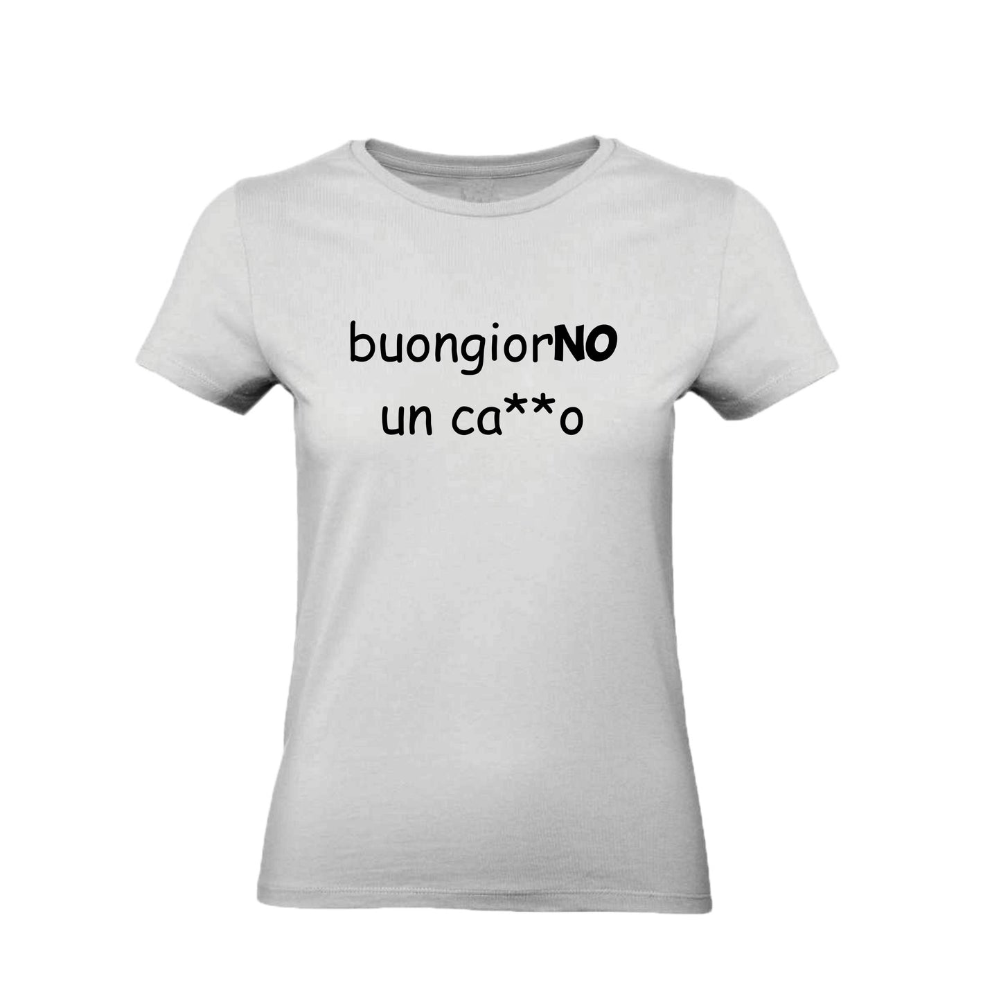 T-Shirt Uomo, Donna & Bambino - BUONGIORNO UN CAZZO - Maglietta Maglia Tshirt Super vestibilità Top qualità