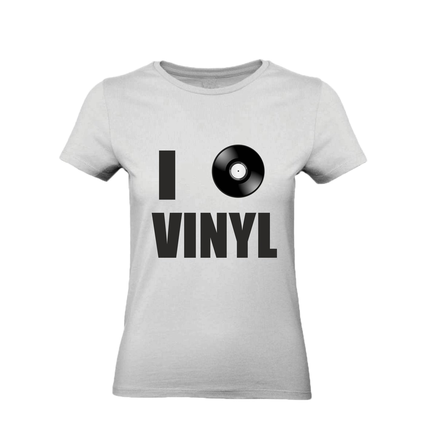 T-Shirt Uomo, Donna & Bambino - I LOVE VINYLS - Maglietta Maglia Tshirt Super vestibilità Top qualità