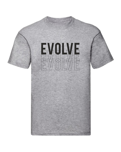 T-Shirt Uomo, Donna & Bambino - EVOLVE - Maglietta Maglia Tshirt Super vestibilità Top qualità