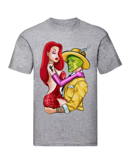 T-Shirt Uomo Donna & Bambino - JESSICA RABBIT E THE MASK - Maglietta Maglia Tshirt Super vestibilità Top qualità