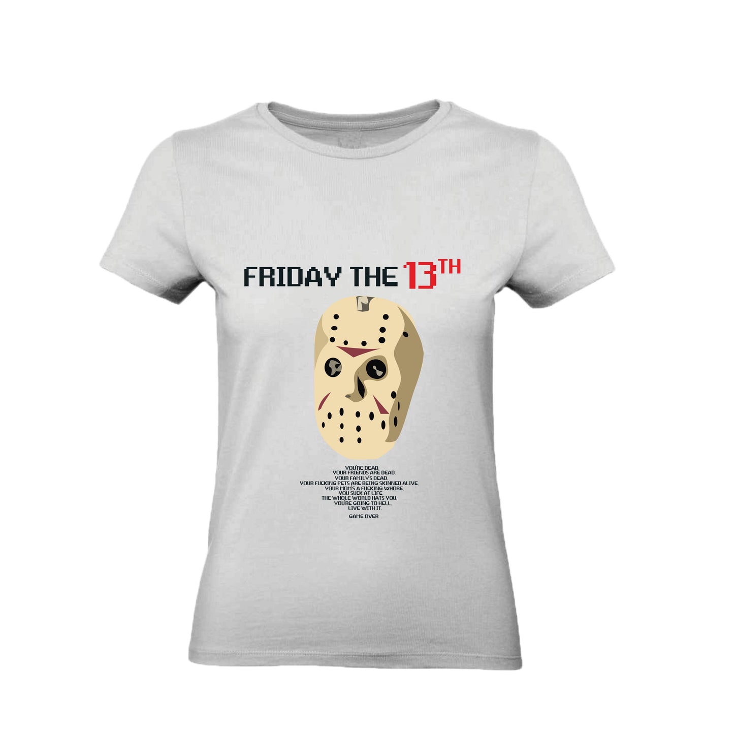 T-Shirt Uomo, Donna & Bambino - FRIDAY THE 13TH - Maglietta Maglia Tshirt Super vestibilità Top qualità