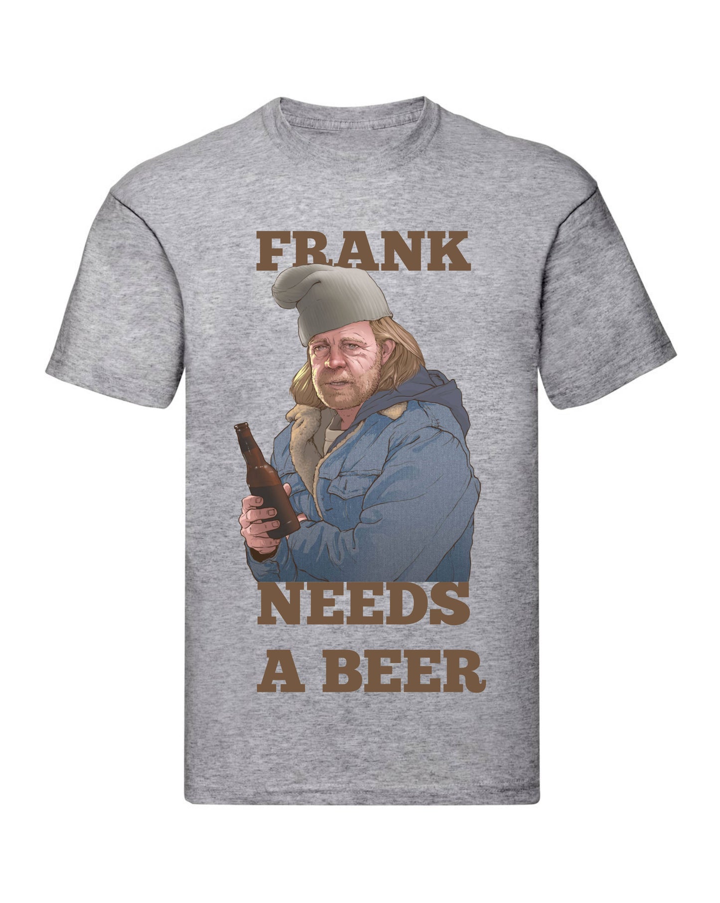 T-Shirt Uomo Donna & Bambino - NEED A BEER - SHAMELESS - Maglietta Maglia Tshirt Super vestibilità Top qualità