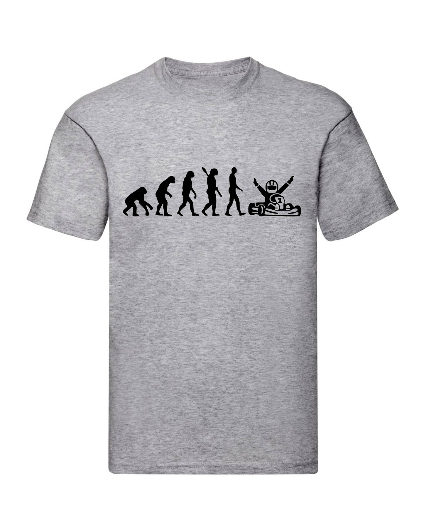 T-Shirt Uomo Donna & Bambino - KARTING EVOLUTION - Maglietta Maglia Tshirt Super vestibilità Top qualità