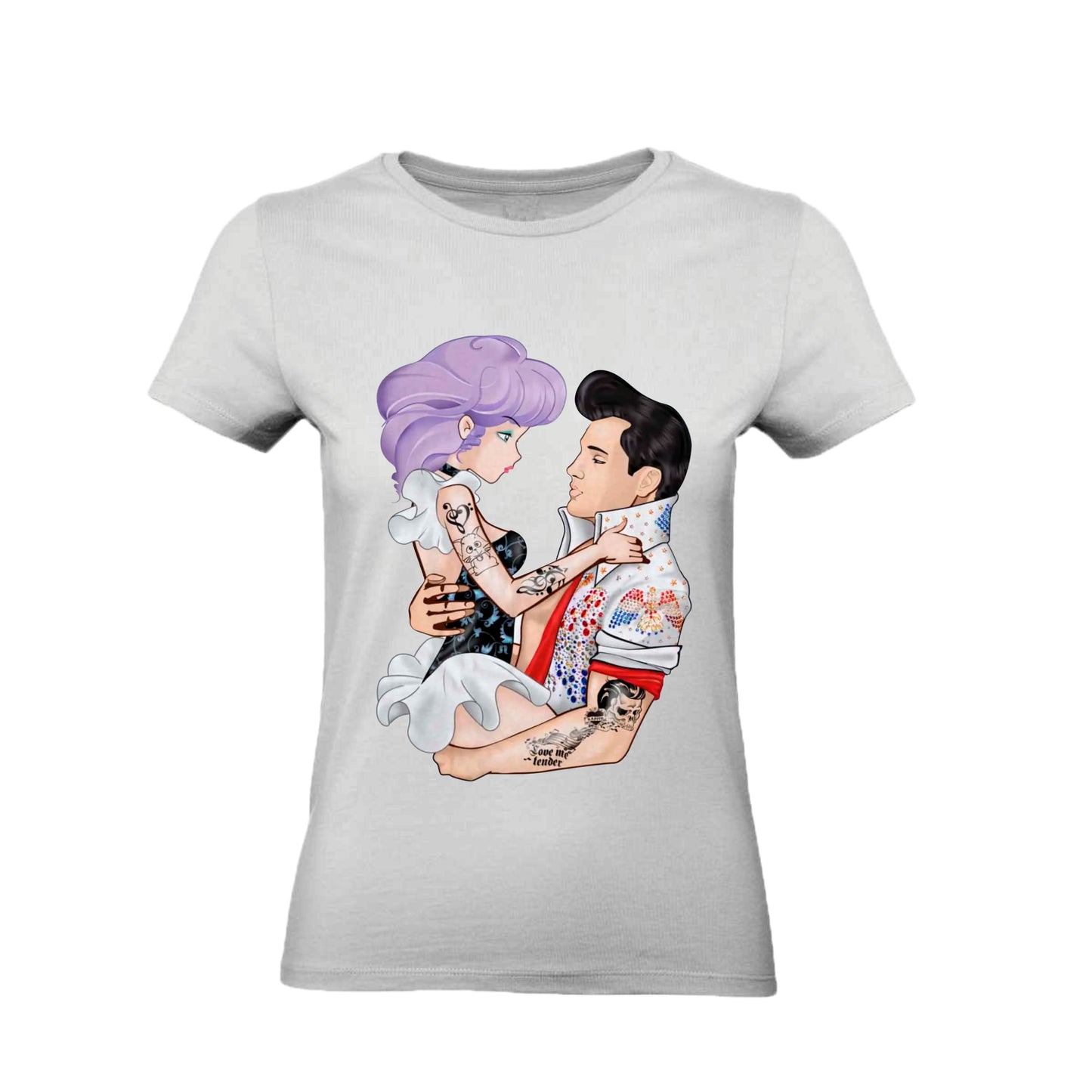 T-Shirt Uomo, Donna & Bambino - ELVIS E CREAMY - Maglietta Maglia Tshirt Super vestibilità Top qualità