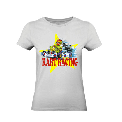 T-Shirt Uomo Donna & Bambino - KARTING RACING - Maglietta Maglia Tshirt Super vestibilità Top qualità
