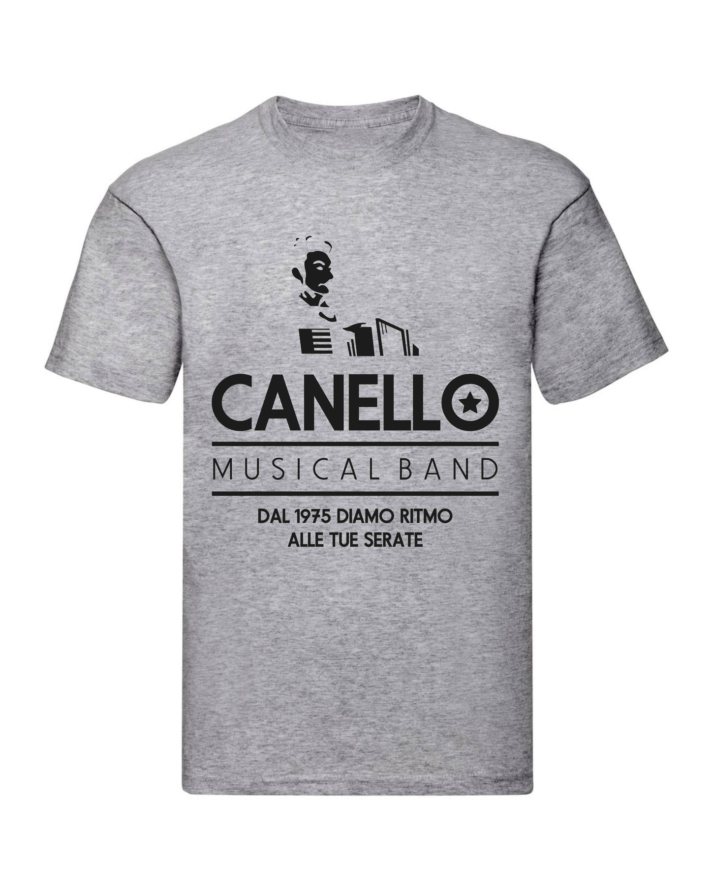 T-Shirt Uomo, Donna & Bambino - CANELLO MUSICAL BAND - Maglietta Maglia Tshirt Super vestibilità Top qualità