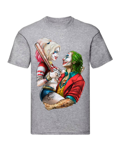 T-Shirt Uomo, Donna & Bambino - HARLEY E JOKER  - Maglietta Maglia Tshirt Super vestibilità Top qualità