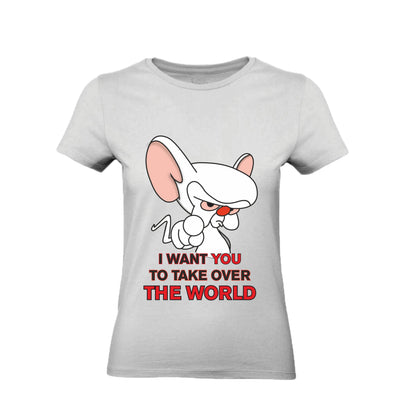 T-Shirt Uomo, Donna & Bambino - I WANT YOU TO TAKE OVER THE WORLD - Maglietta Maglia Tshirt Super vestibilità Top qualità