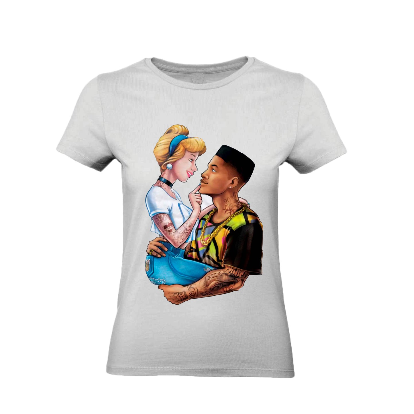 T-Shirt Uomo, Donna & Bambino - CENERENTOLA E WILLY - Maglietta Maglia Tshirt Super vestibilità Top qualità