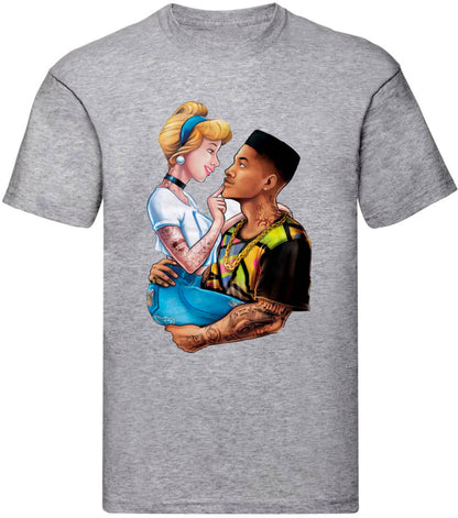 T-Shirt Uomo, Donna & Bambino - CENERENTOLA E WILLY - Maglietta Maglia Tshirt Super vestibilità Top qualità