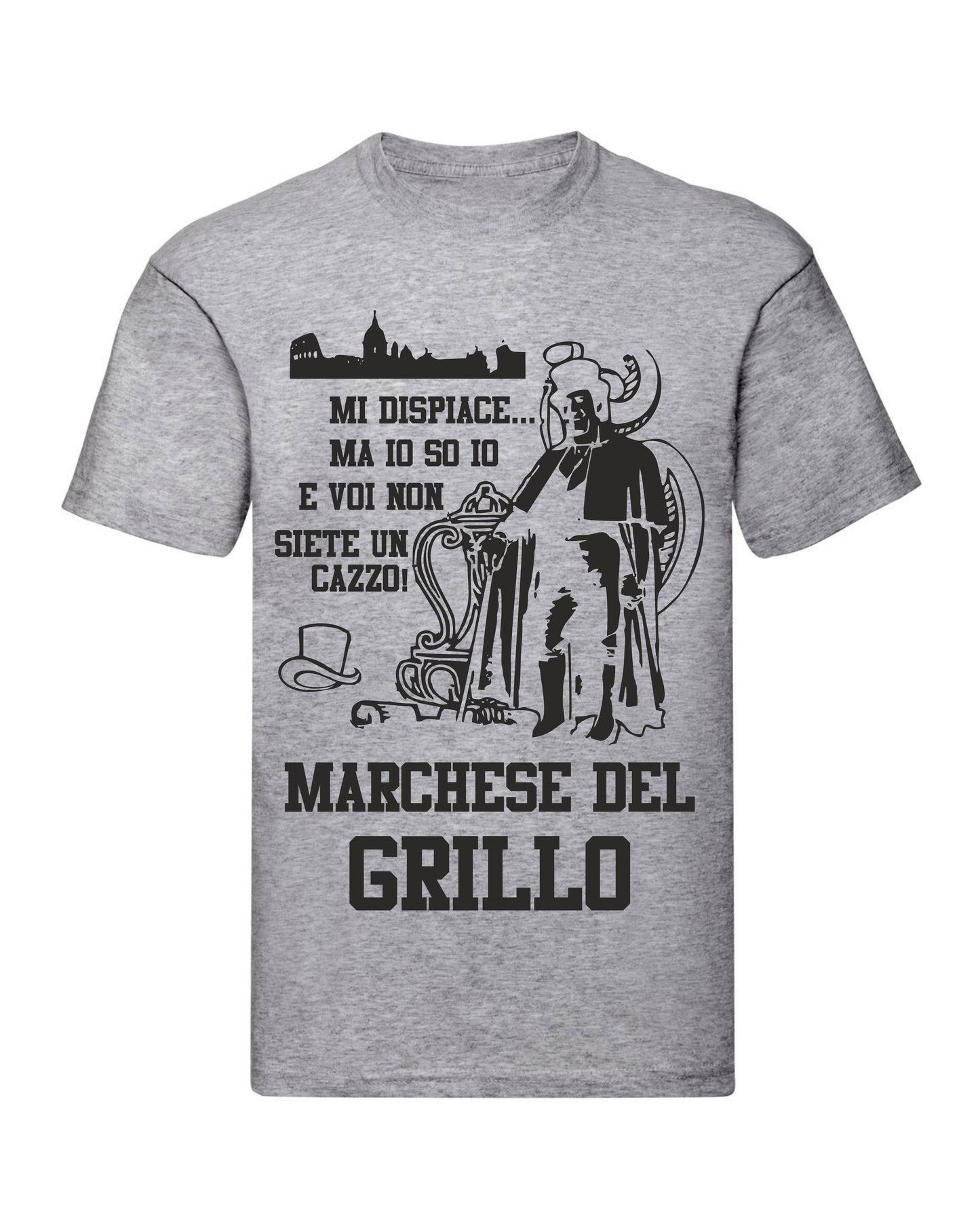 T-Shirt Uomo Donna & Bambino - MARCHESE DEL GRILLO - Maglietta Maglia Tshirt Super vestibilità Top qualità