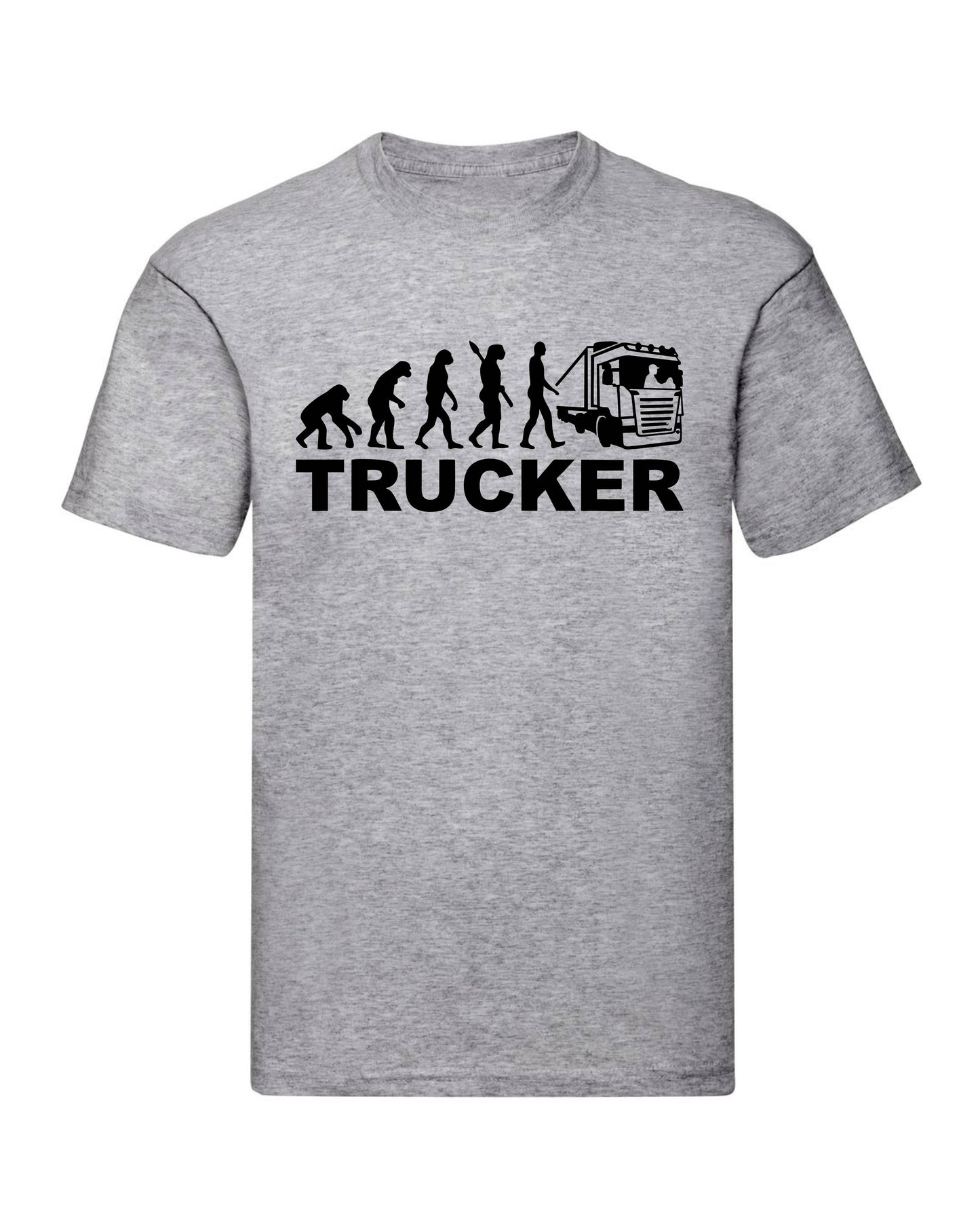 T-Shirt Uomo, Donna & Bambino - EVOLUTION TRUCKER - Maglietta Maglia Tshirt Super vestibilità Top qualità