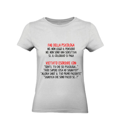 T-Shirt Uomo, Donna & Bambino - FAQ DELL* PSICOLOG* - Maglietta Maglia Tshirt Super vestibilità Top qualità