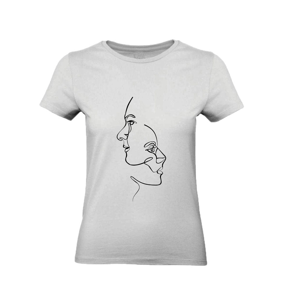 T-Shirt Uomo, Donna & Bambino - FACES - Maglietta Maglia Tshirt Super vestibilità Top qualità